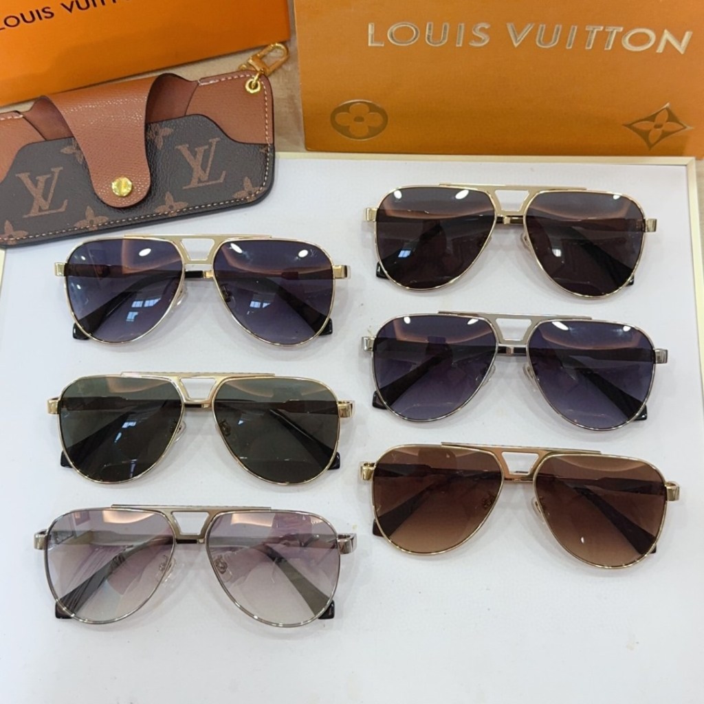 Louis Vuitton LV 1.1 Millionaire-inspired Aviator Sunglasses