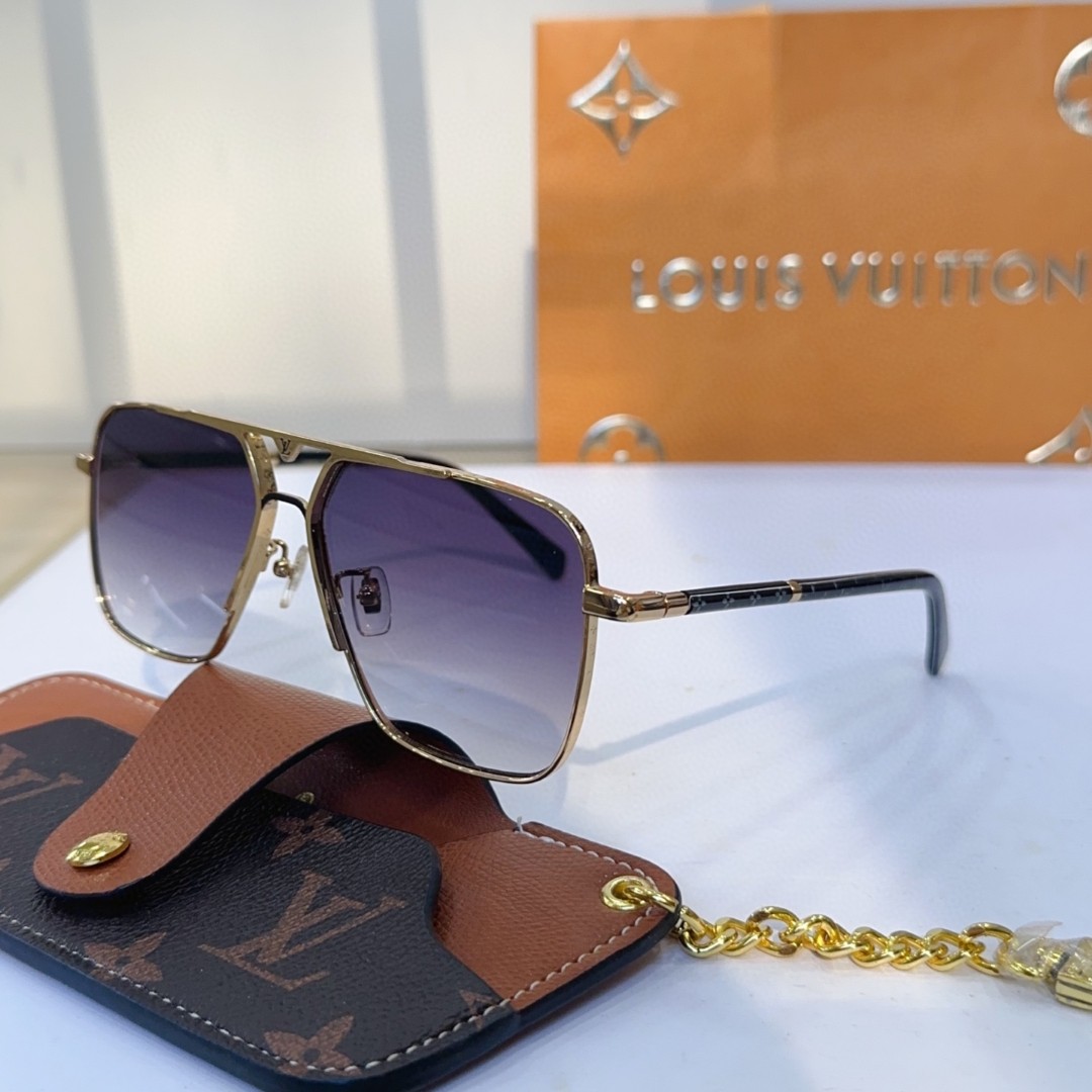 Louis Vuitton LV 1.1 Millionaire-inspired Aviator Sunglasses - Image 5