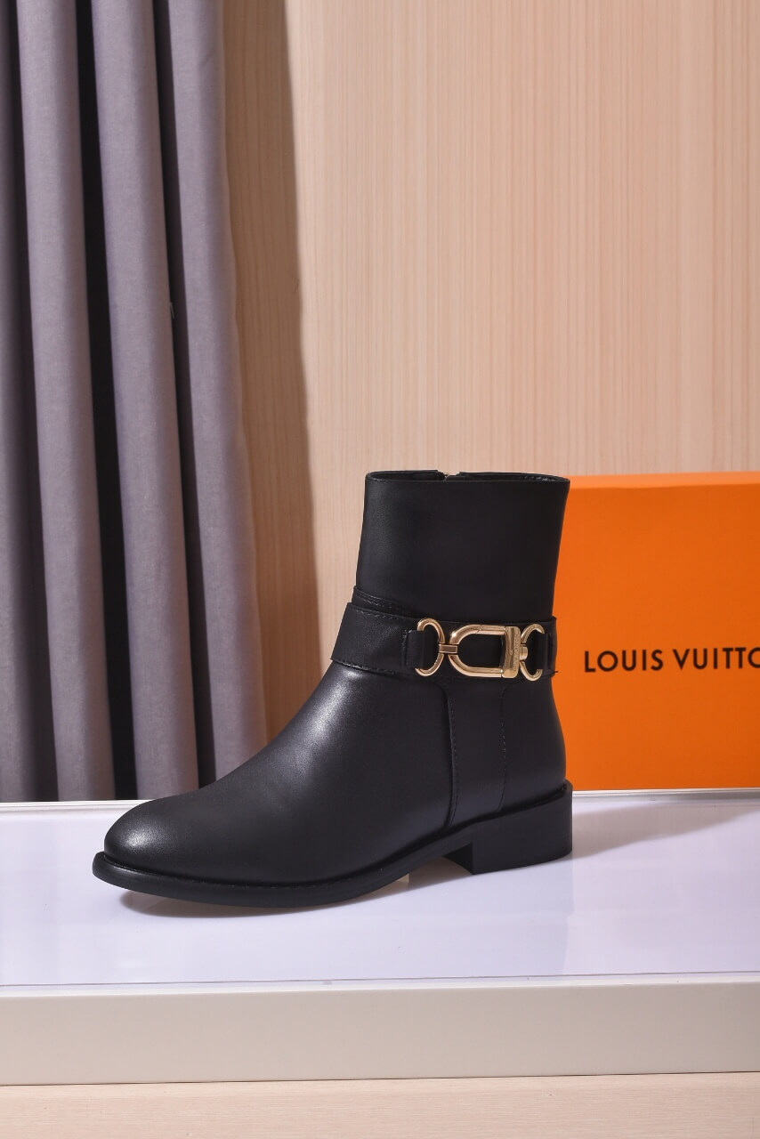 Louis Vuitton Bota Westside Flat Ankle Boot in Black - Image 2