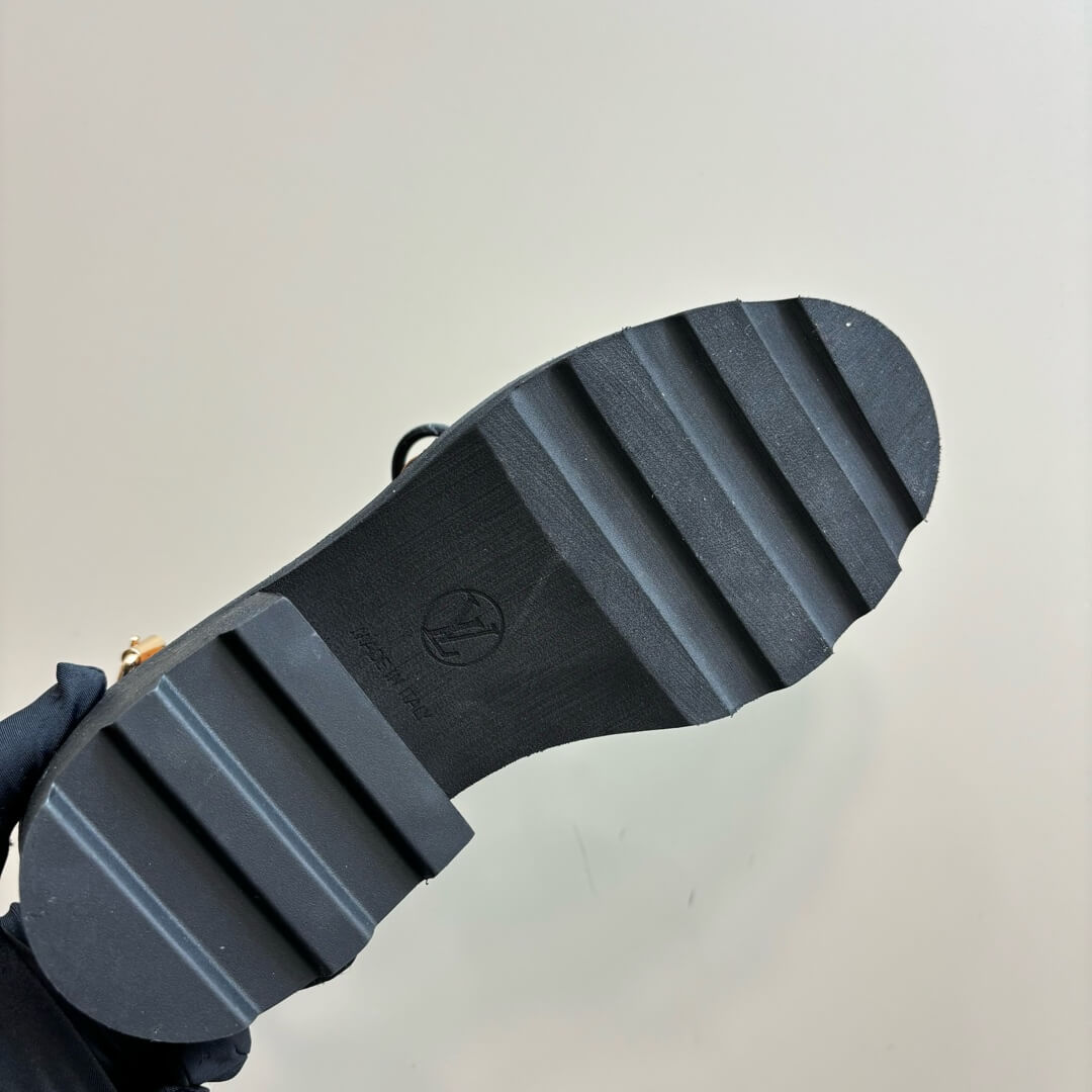 Louis Vuitton Brown Monogram Slingback Derby Shoes - Image 9