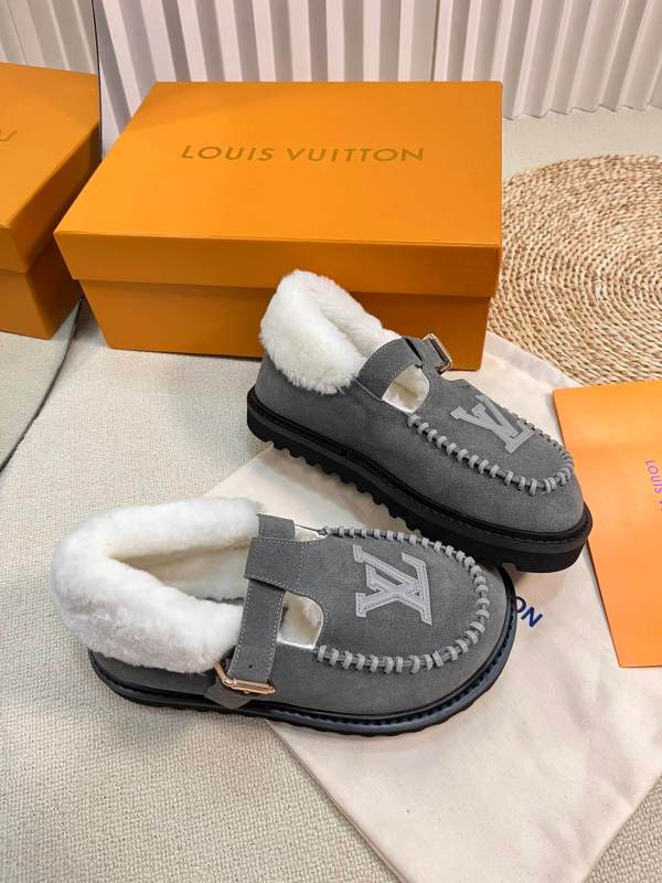 Louis Vuitton Colorado Comfort Mary Jane in Grey Suede