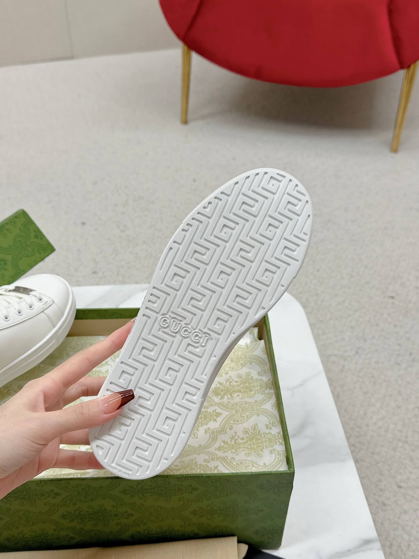 Gucci X Doraemon Ace White Leather Sneaker - Image 7