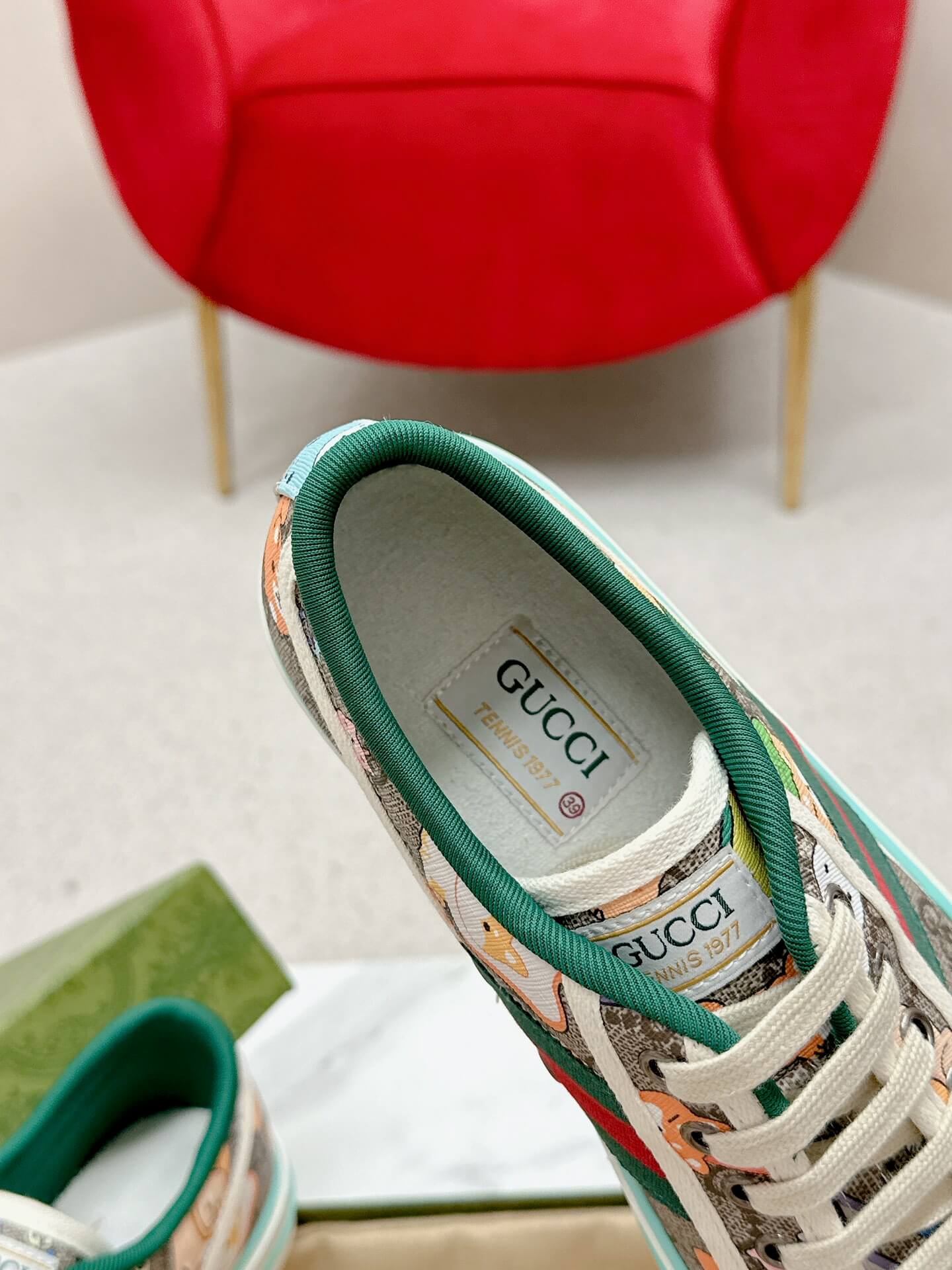 Gucci Women's Tennis 1977 Trainer with Toon Print - Image 3