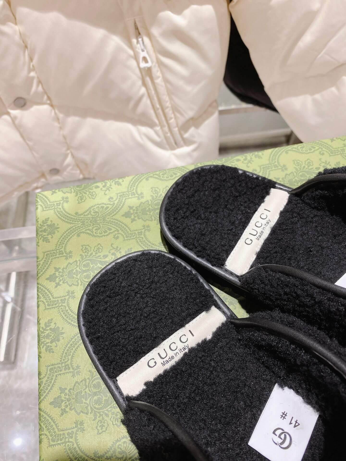 Gucci Women's The North Face x Gucci Terry Cloth Mules - Image 3