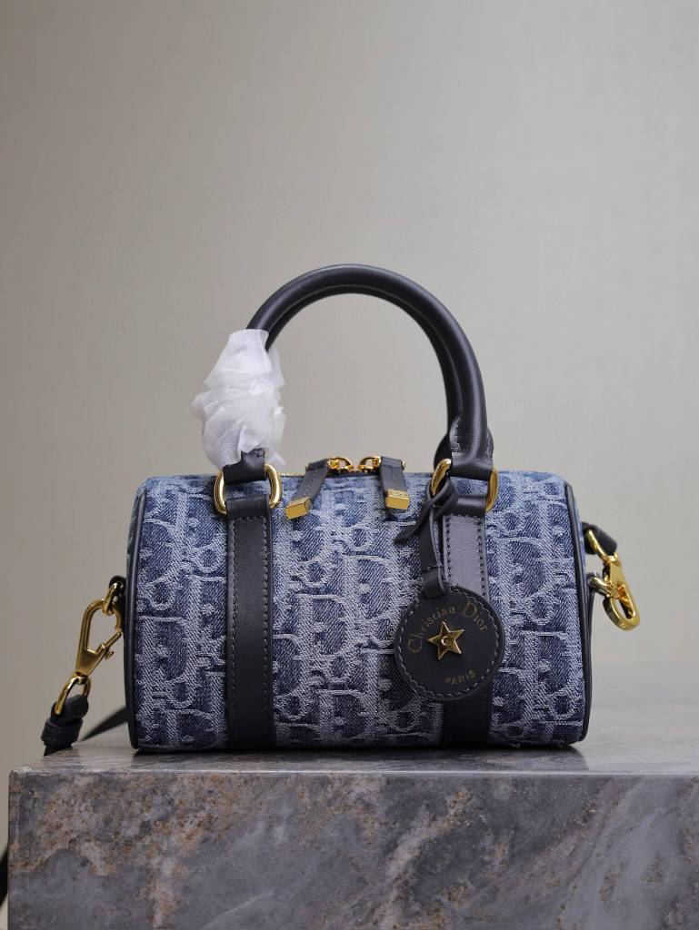 Dior Dior Groove 20 Bag Blue Dior Oblique Jacquard Women