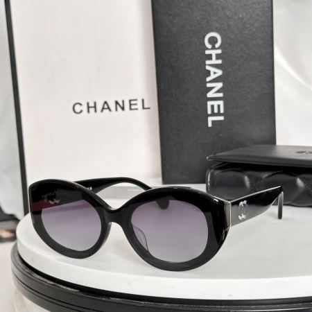 Chanel CH6078S Oval Frame Sunglasses.