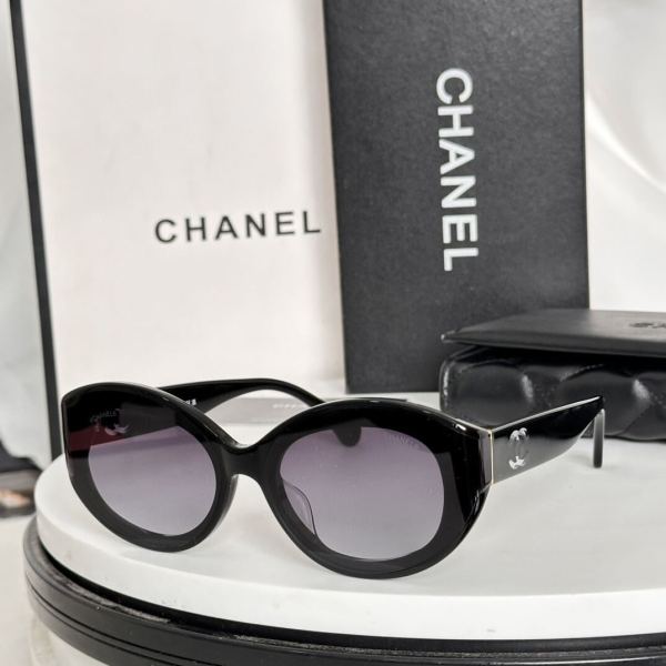 Chanel CH6078S Oval Frame Sunglasses.