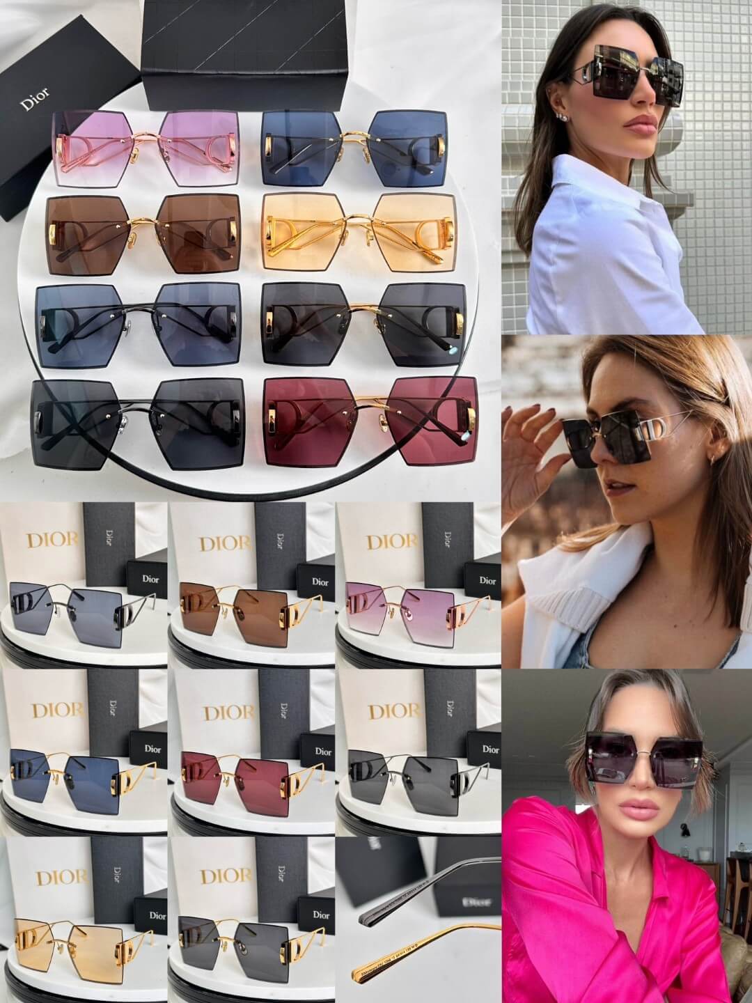 Dior 30Montaigne S7U Square Sunglasses. - Image 2