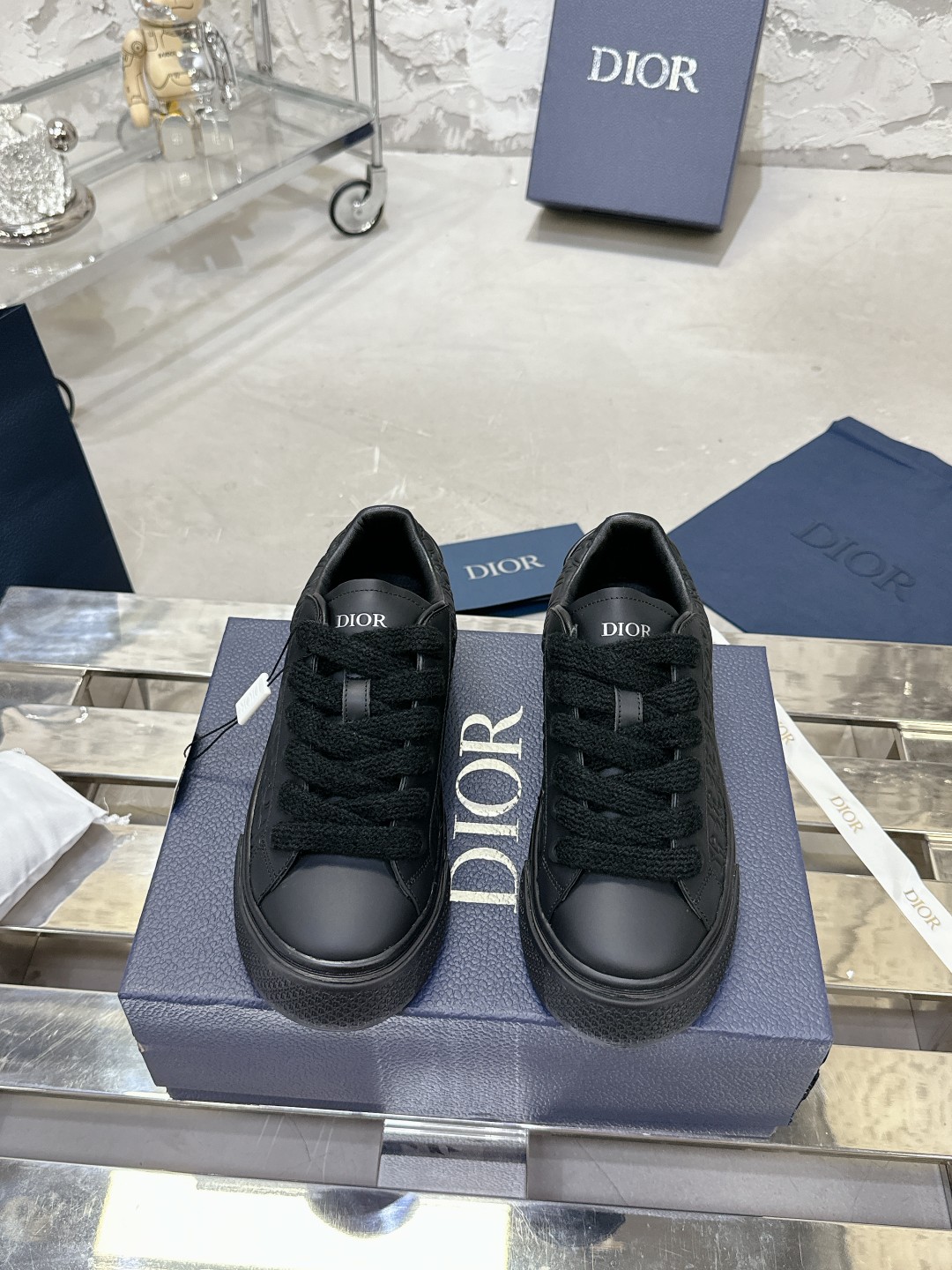Dior B33 Black Sneakers - Image 8
