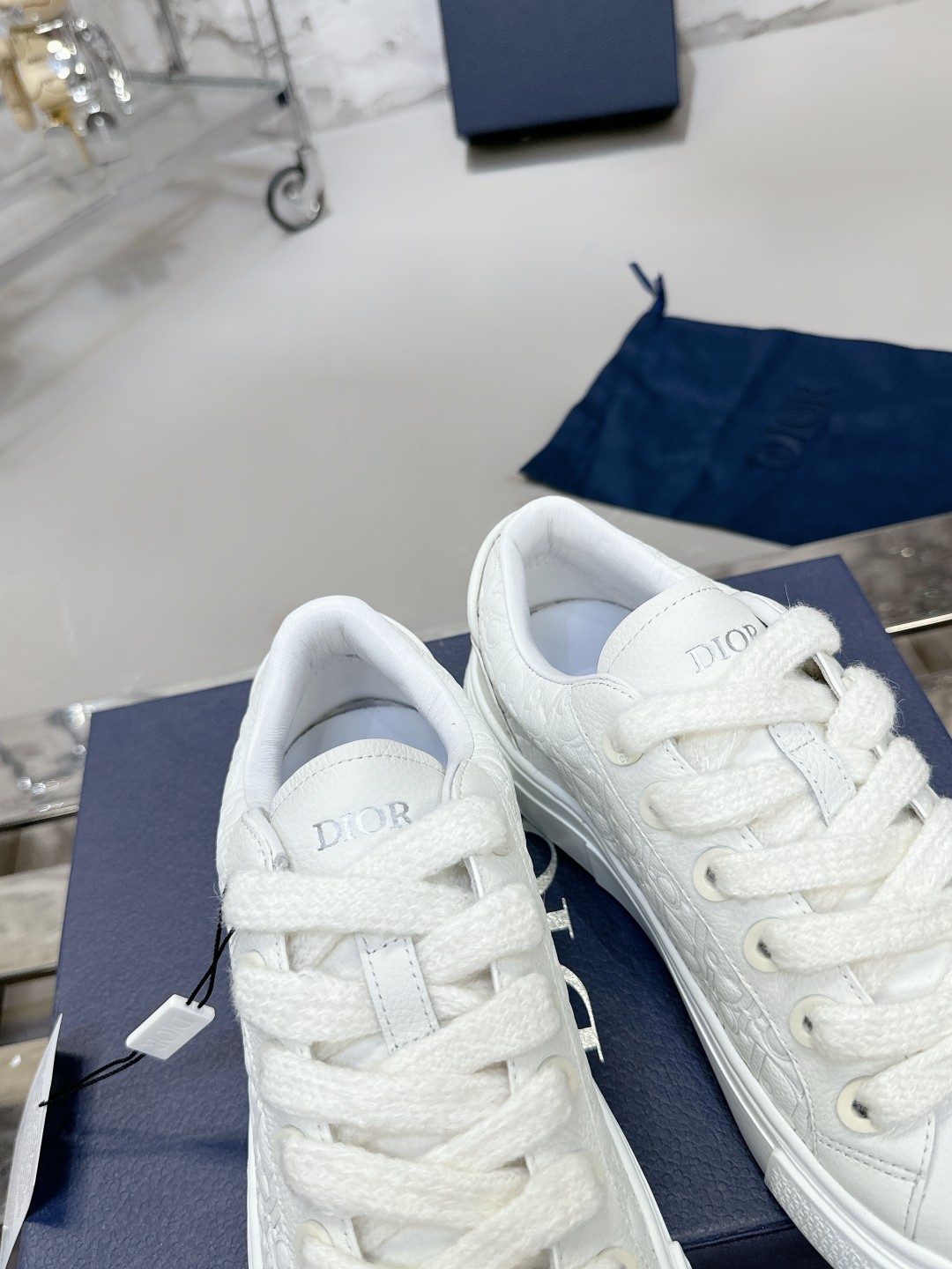 Dior B33 White Sneakers - Image 7