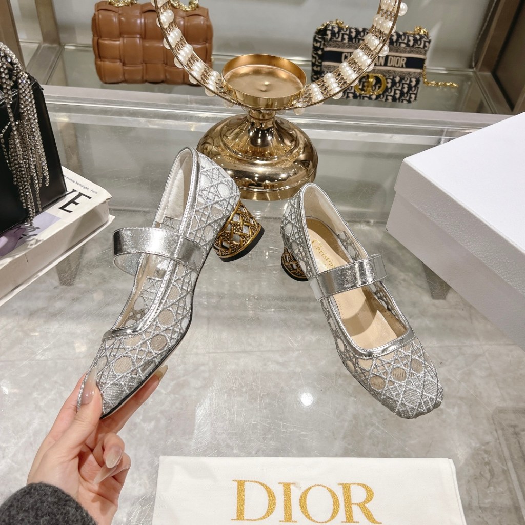 Dior Icon Gray Pumps