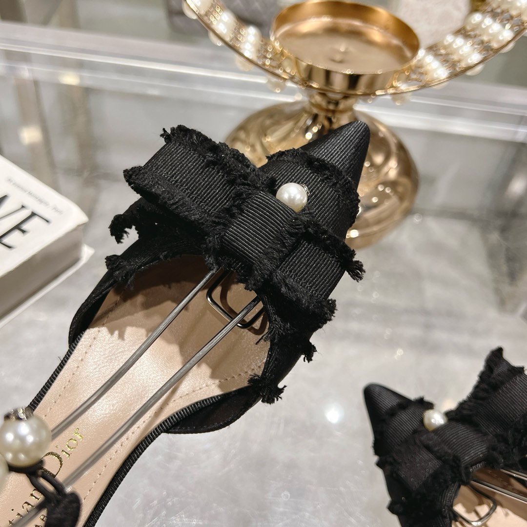 Dior J'Adior Black Wedge Pump - Image 4