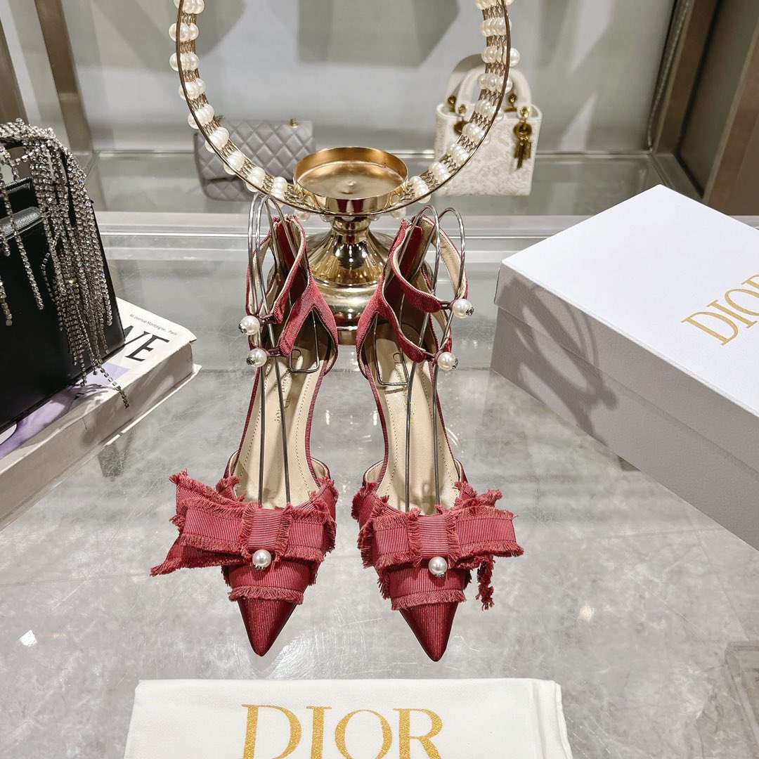 Dior Adiorable Burgundy pump - Image 8