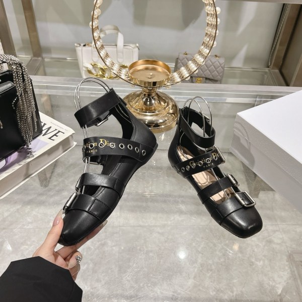 Dior Punk Ballet Black Flats