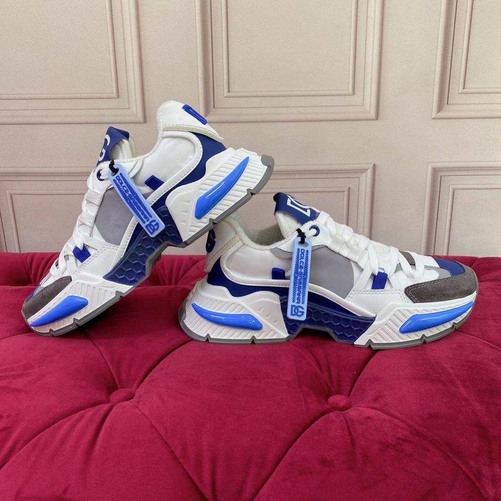 Dolce & Gabbana Airmaster White Grey Blue Sneakers