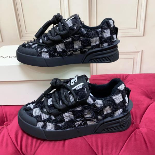 Dolce & Gabbana Airmaster mixed-material Black sneakers