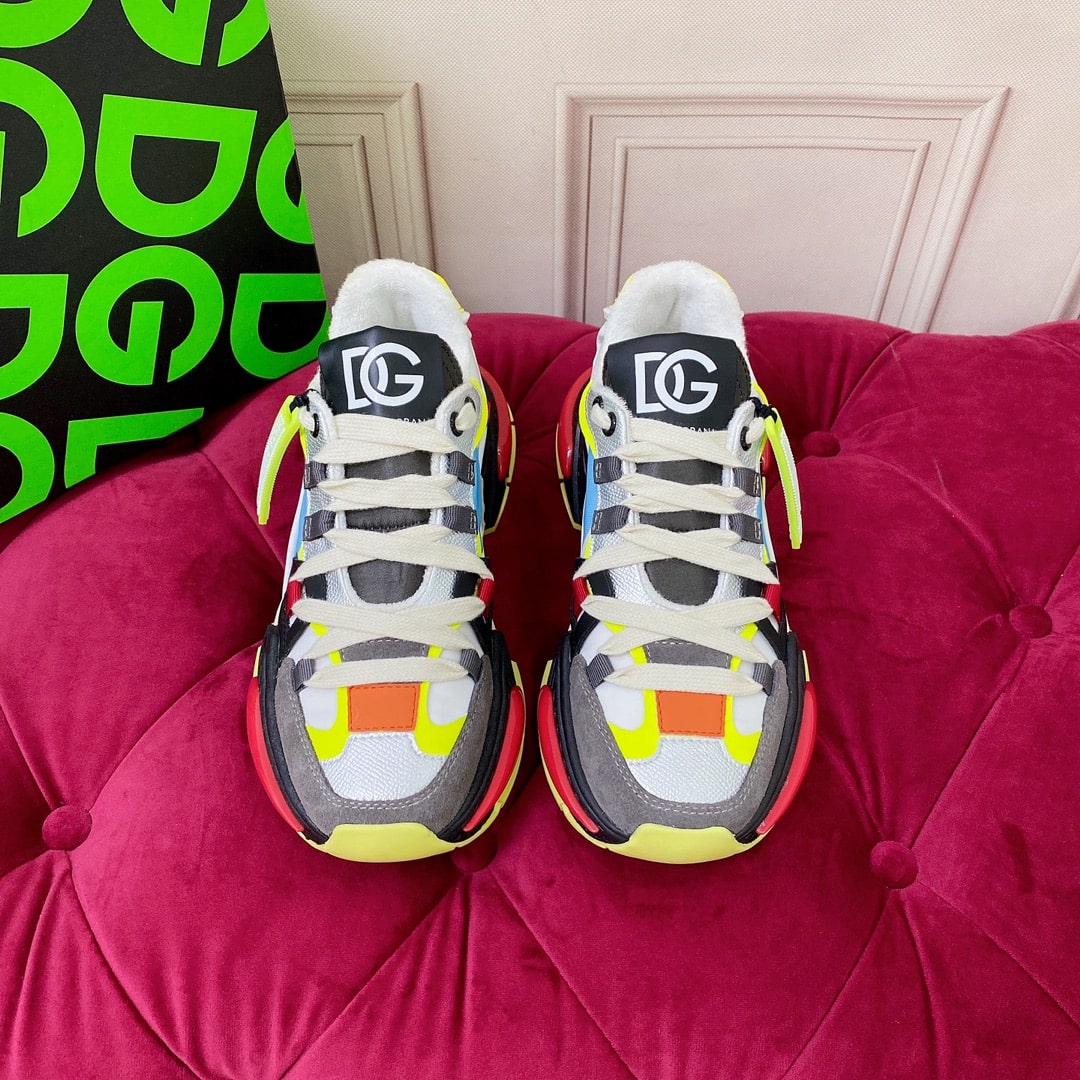Dolce & Gabbana Airmaster panelled low-top sneakers in white - Image 2