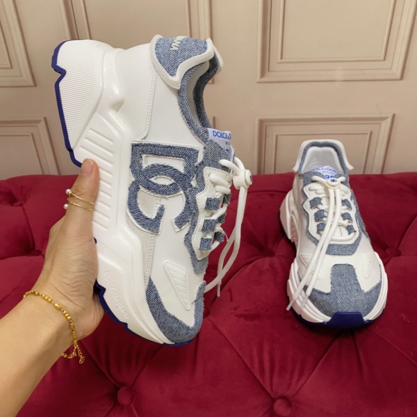 Dolce & Gabbana Grey & White Daymaster Sneaker