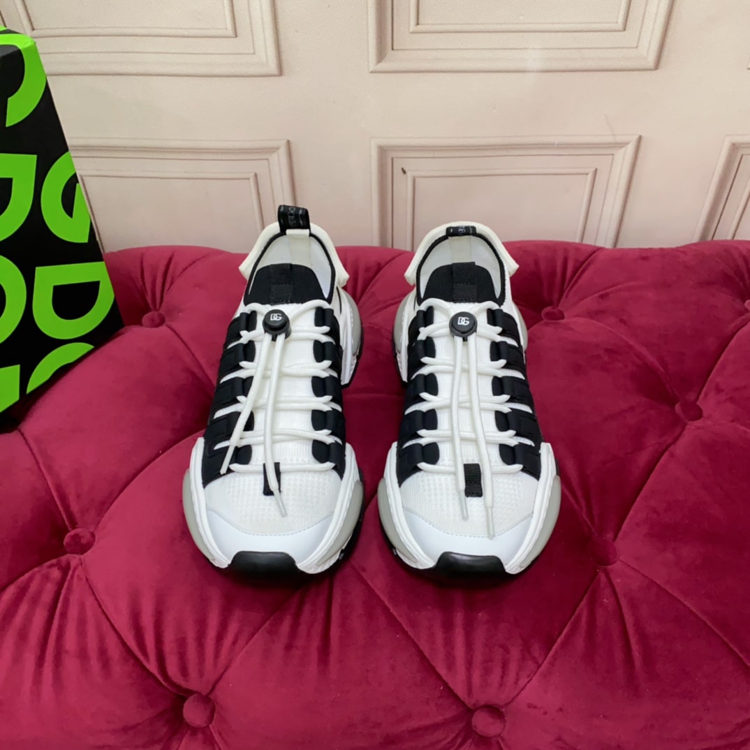 Dolce & Gabbana Leather low trainers - Image 4