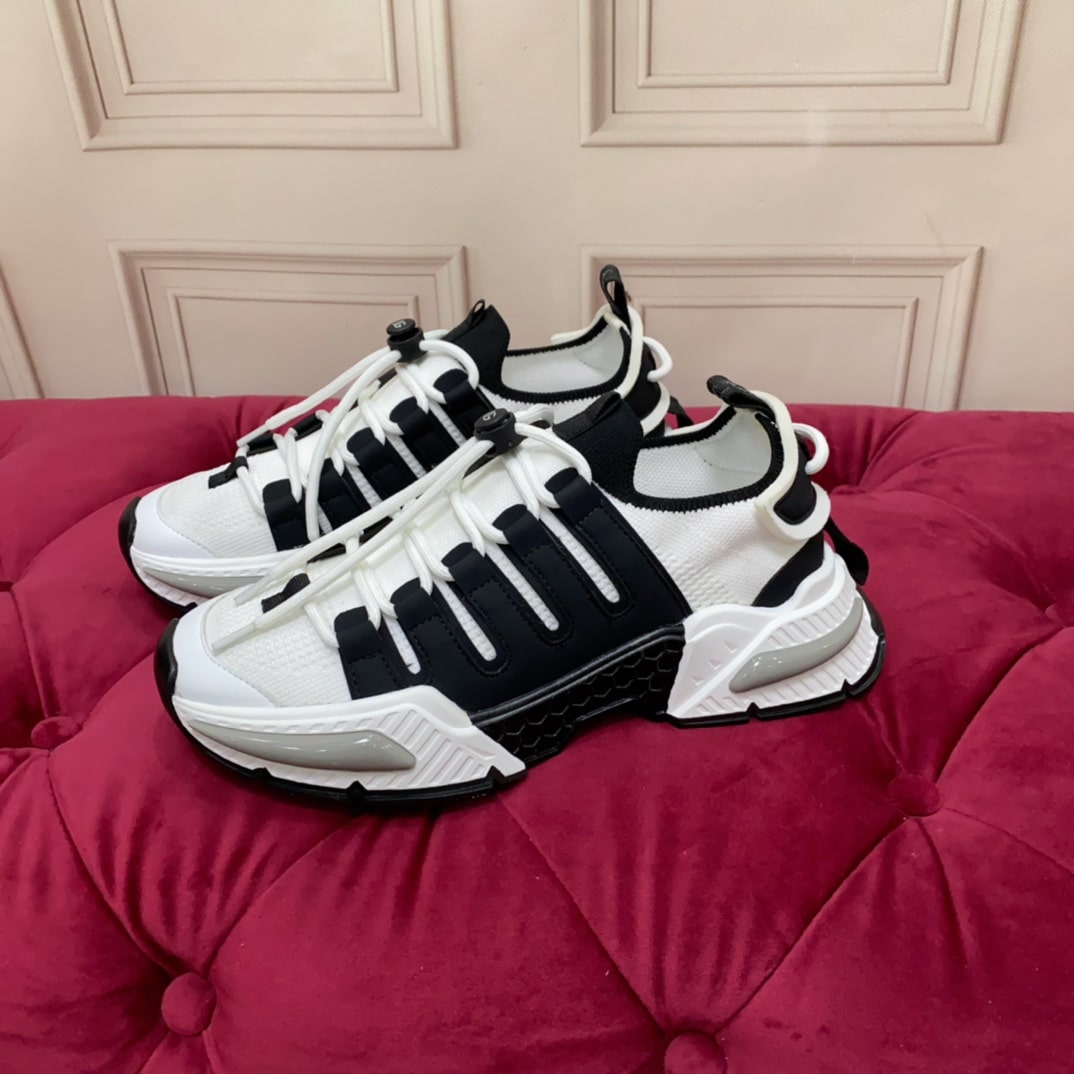 Dolce & Gabbana Leather low trainers - Image 3