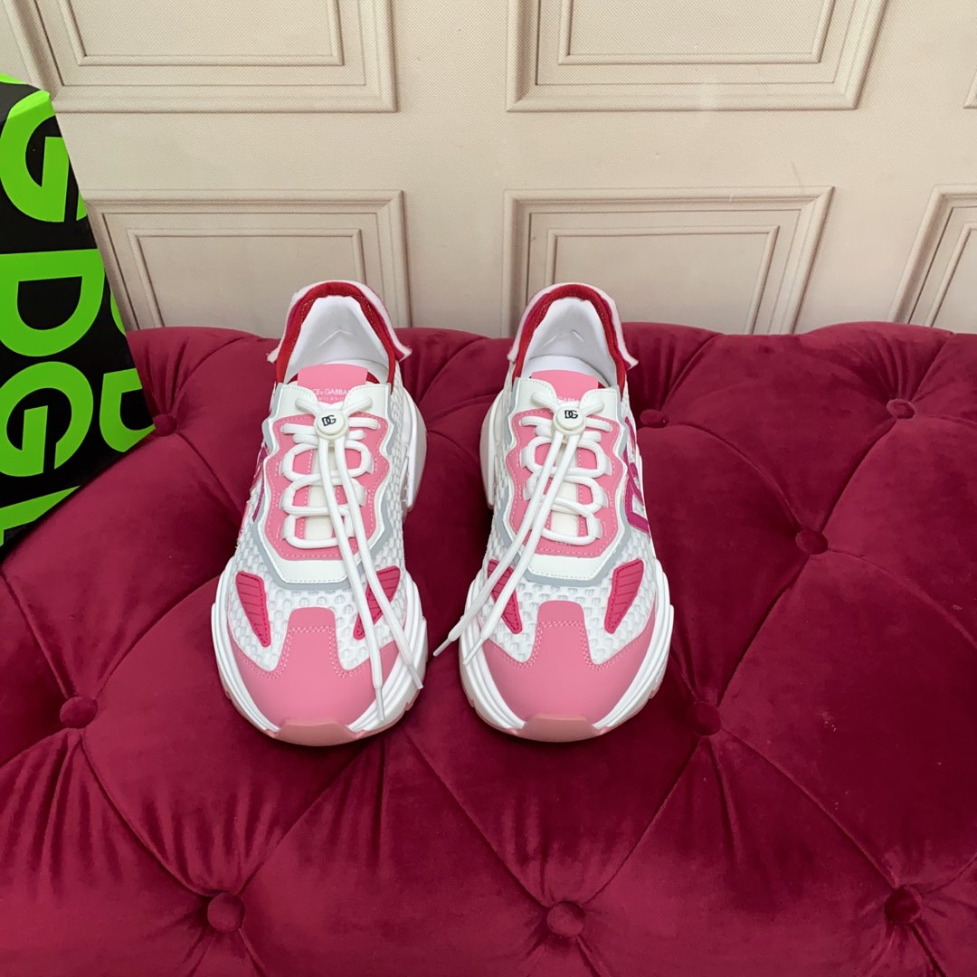 Dolce & Gabbana Pink and White Daymaster Women's Sneaker - Image 10