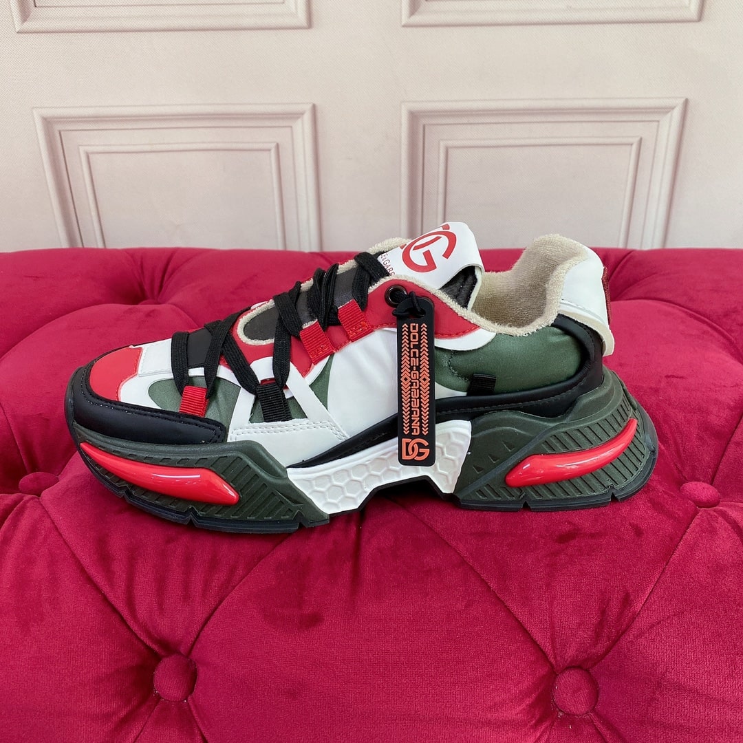 Dolce & Gabbana red, black, and white Airmaster sneakers - Image 6