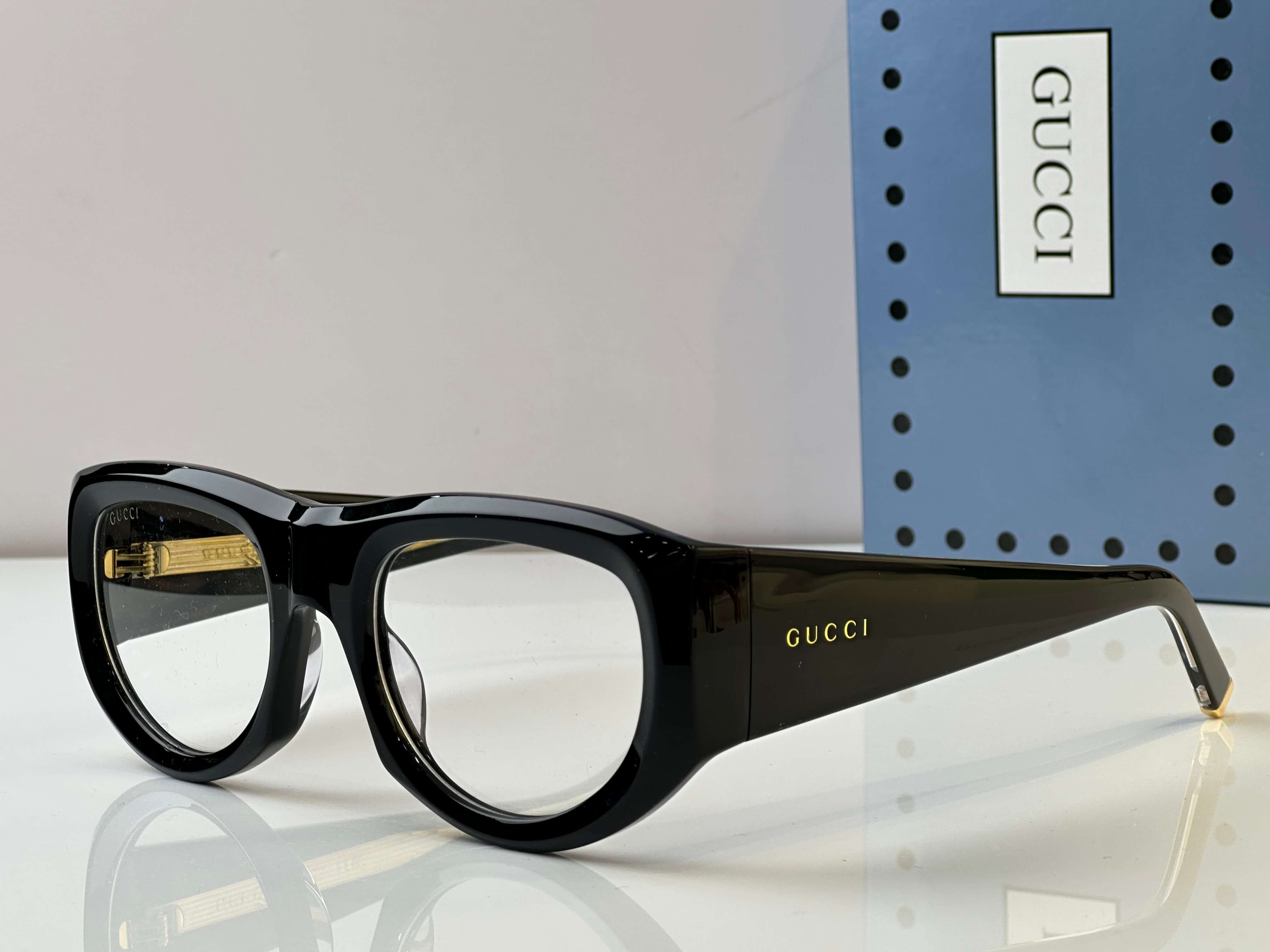 Gucci GG0598S 002 Havana Rectangular Women's Sunglasses - Image 9