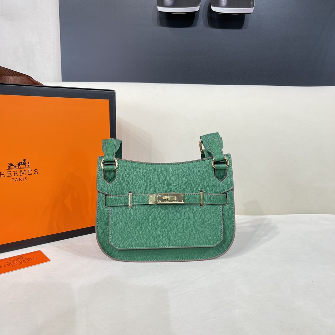 Hermès Jypsiere Mini Green Handbag