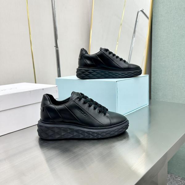 Jimmy Choo Women's Designer Chunky Black Sneakers