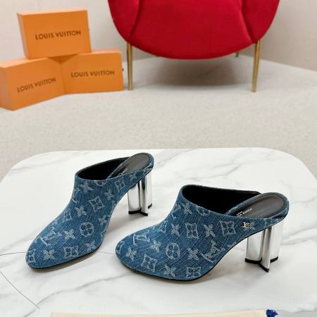 Louis Vuitton Archlight Mules in Denim Monogram