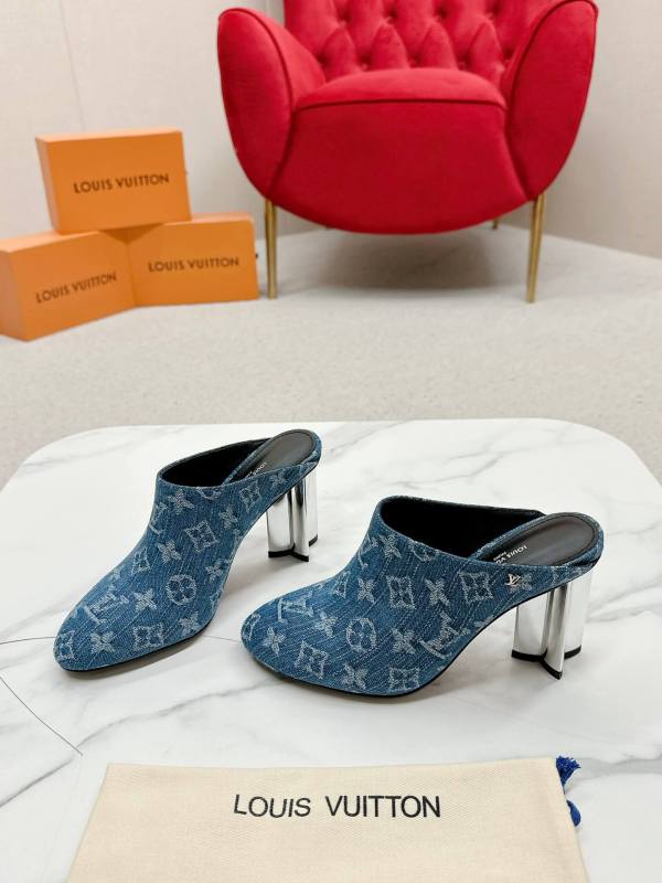 Louis Vuitton Archlight Mules in Denim Monogram