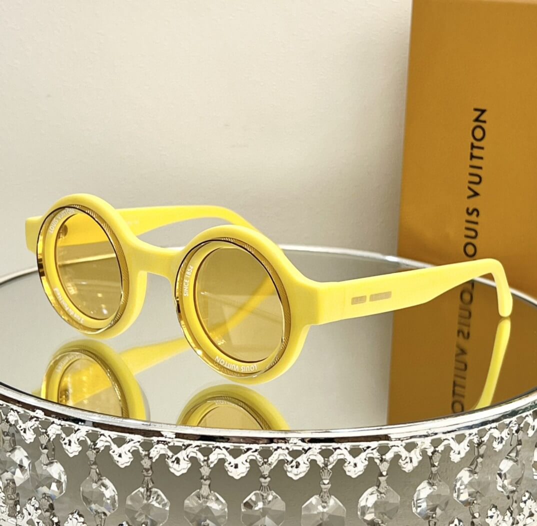 Louis Vuitton Cyclone Round Sunglasses – Statement Eyewear in Multiple Colors - Image 6