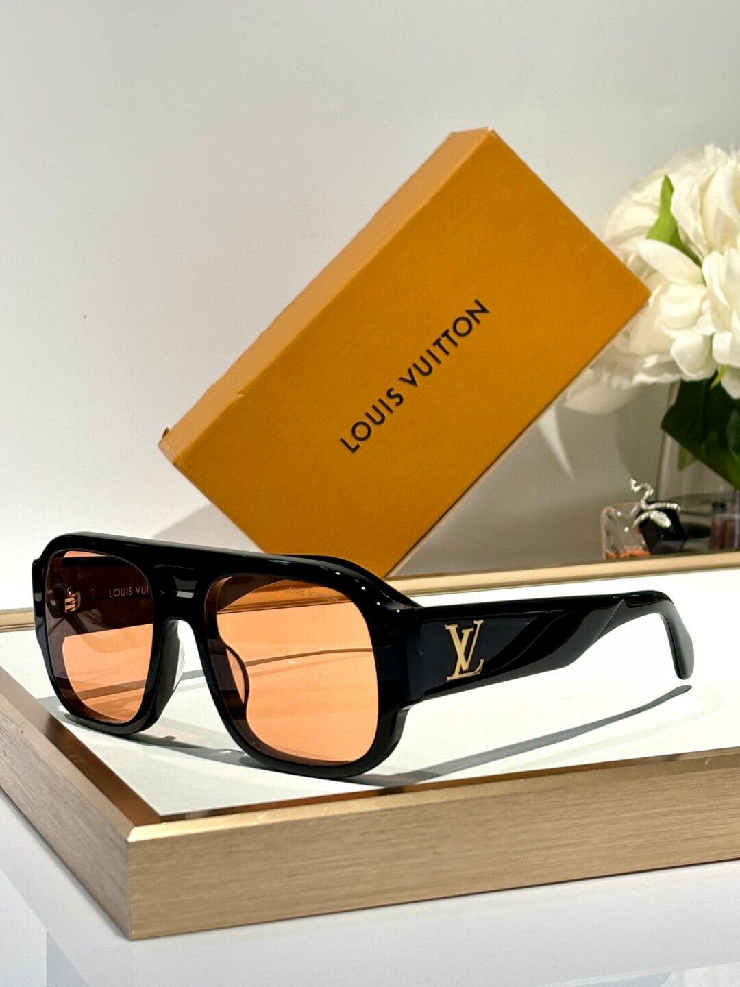 Louis Vuitton LV Clash Pilot Square Sunglasses In Monogram Design - Image 11