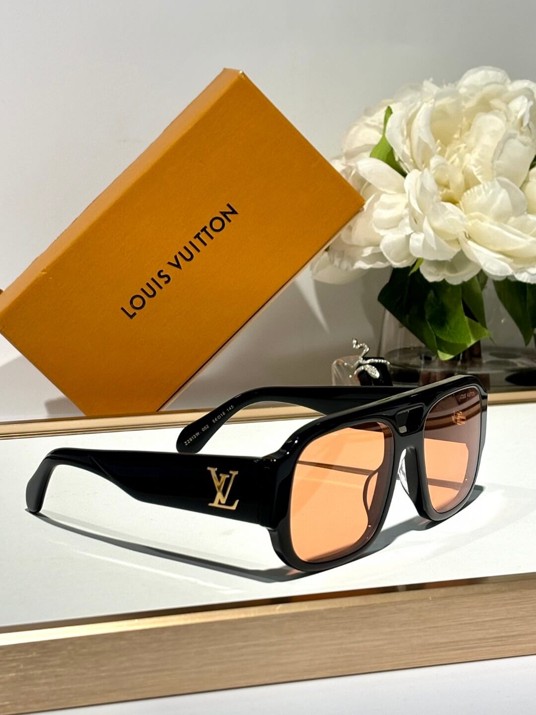 Louis Vuitton LV Clash Pilot Square Sunglasses In Monogram Design - Image 2