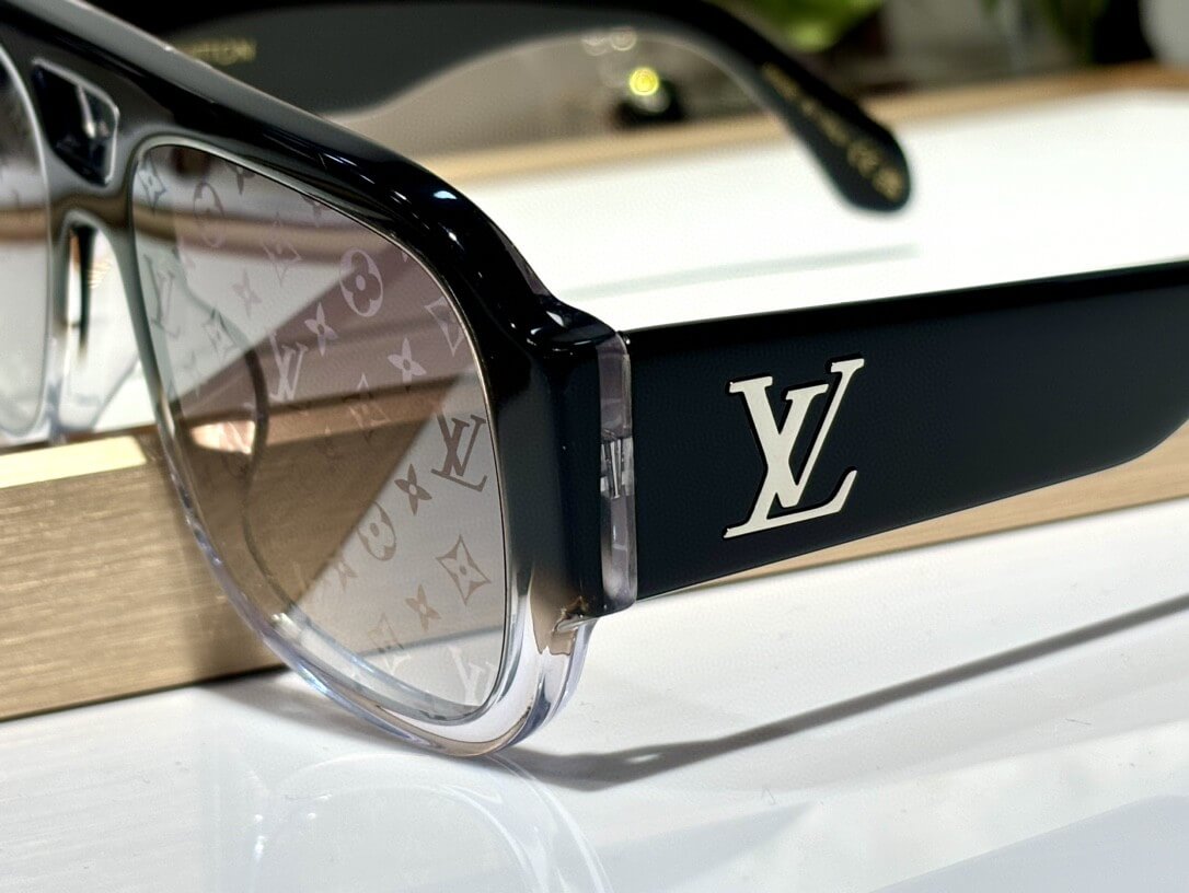 Louis Vuitton LV Clash Pilot Square Sunglasses In Monogram Design - Image 10