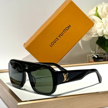 Louis Vuitton LV Clash Pilot Square Sunglasses In Monogram Design