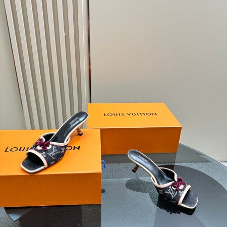 Louis Vuitton Neo Revival Mule - Denim Monogram with Bow - Inspired Design