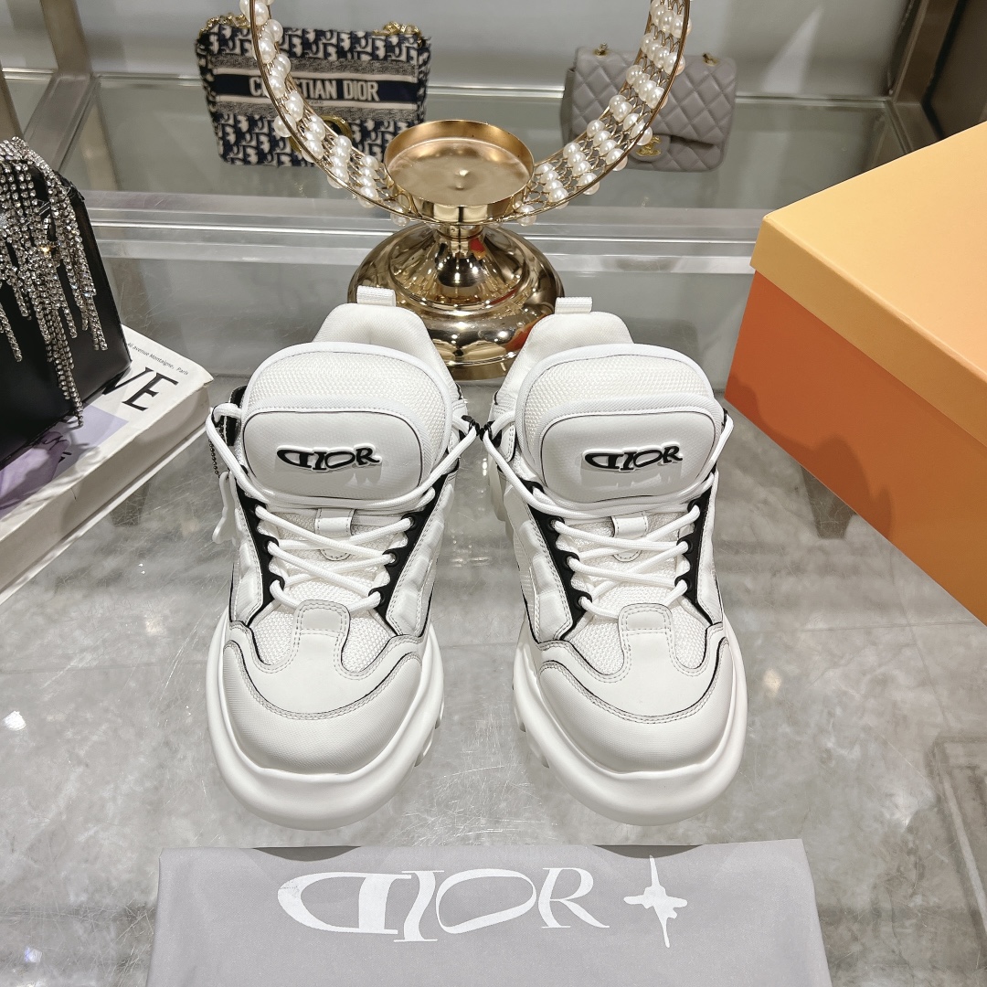 Dior x Lewis Hamilton Snow Derby White Sneaker - Image 12