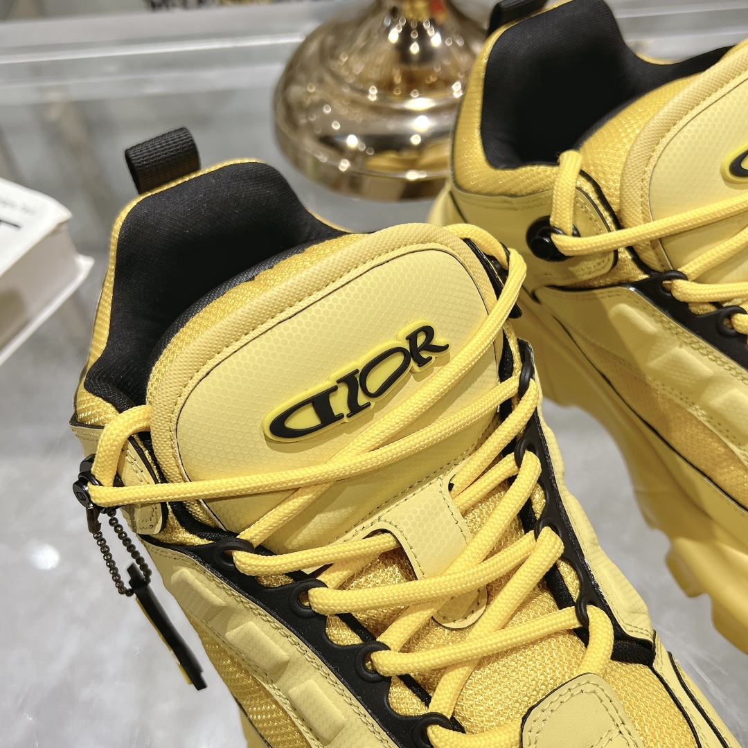 Dior x Lewis Hamilton Snow Derby Yellow Sneaker - Image 3