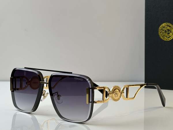 Versace Medusa Aviator Sunglasses