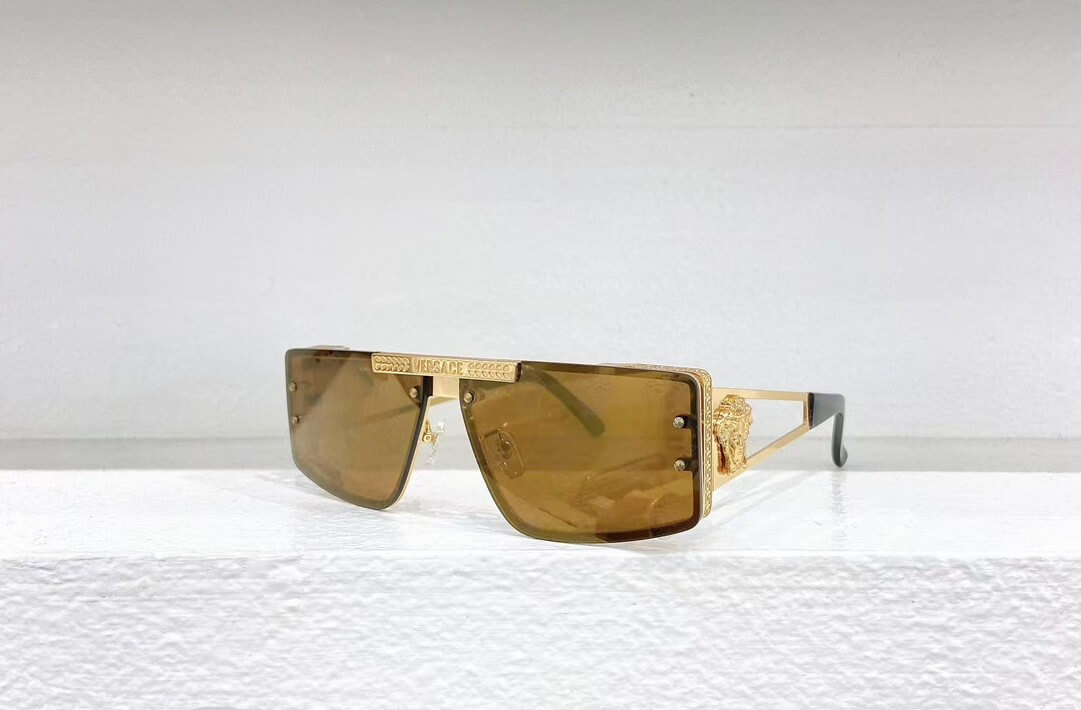 Versace VE2243 Shield Sunglasses – Bold Luxury with Medusa Detailing - Image 3