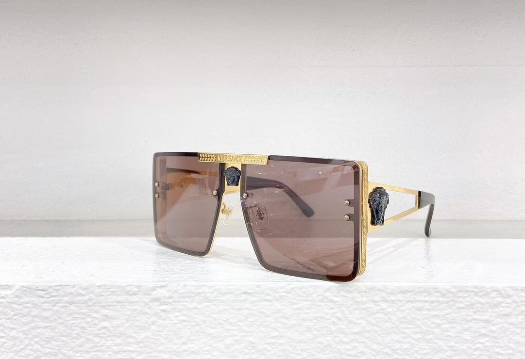 Versace VE2243 Shield Sunglasses – Bold Luxury with Medusa Detailing - Image 9