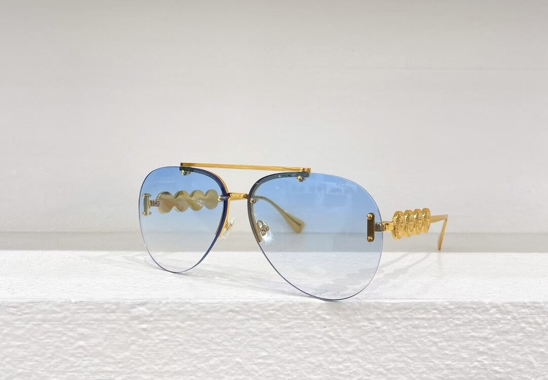 Versace VE2250 Women’s Sunglasses – Gold Luxe Elegance - Image 10