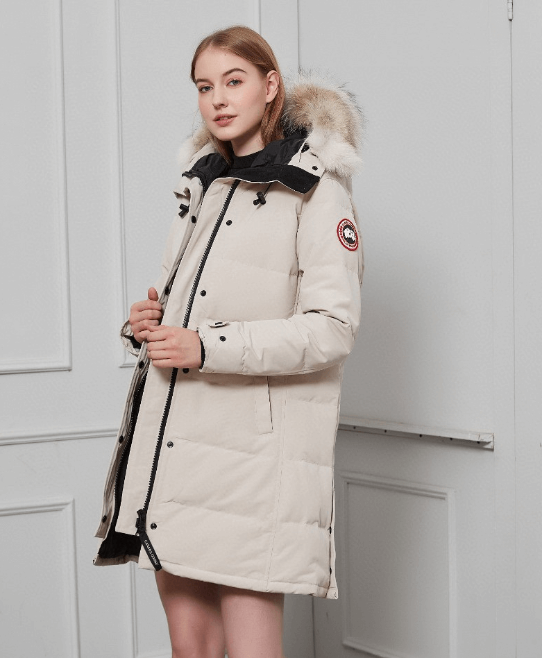 Canada Goose Women's Shelburne Parka Jacket in Cream - Image 3