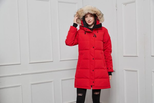 Canada Goose Women's Shelburne Parka Jacket in Red