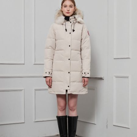Canada Goose Women's Shelburne Parka Jacket in Cream
