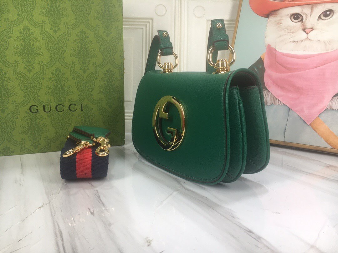 Gucci Blondie Deep Green Mini Shoulder Bag - Image 2