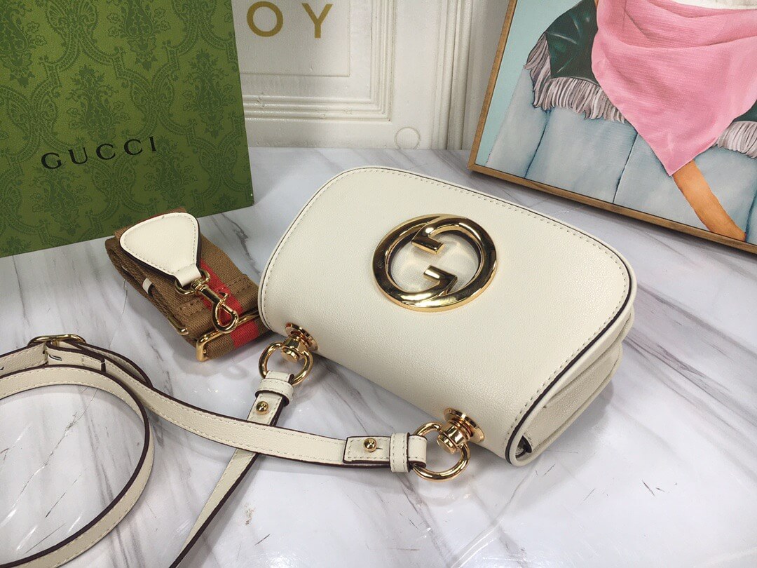 Gucci Blondie White Mini Shoulder Bag - Image 5