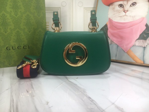Gucci Blondie Deep Green Mini Shoulder Bag