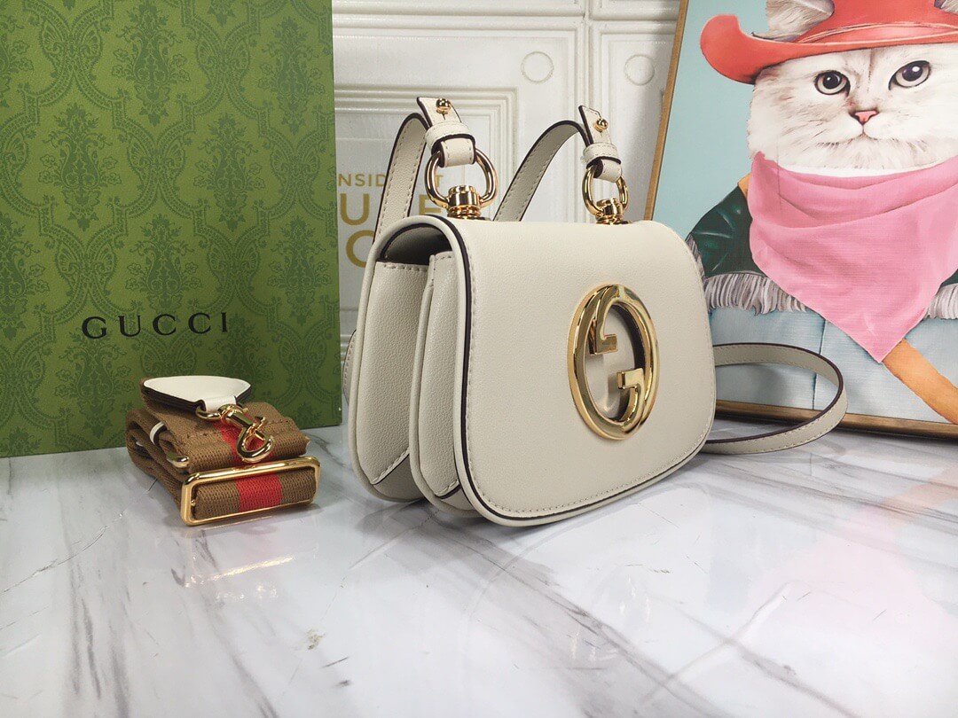 Gucci Blondie White Mini Shoulder Bag - Image 2